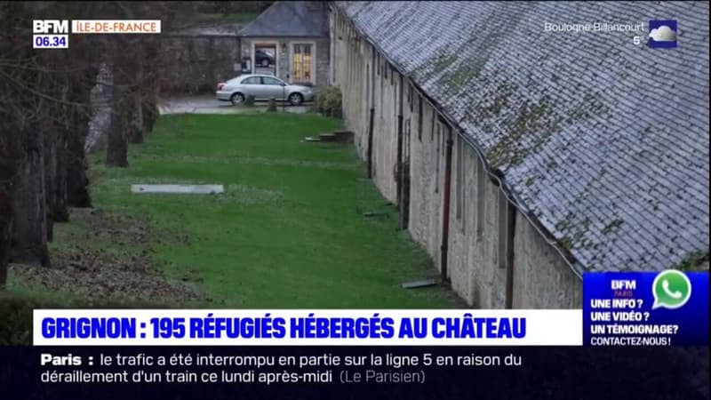 Yvelines: 195 réfugiés hébergés au château de Grignon jusqu'à la mi-mars
