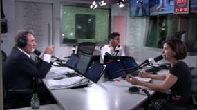 "Jean-Jacques Bourdin quand vous êtes sur la plage en slip de bain, personne ne va vous insulter", lance Céline Pique