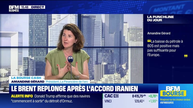 La bourse cash : "La baisse du pétrole à 80$ est positive mais pas suffisante pour l'Europe" - 15/06