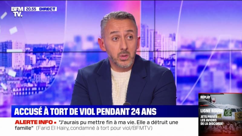 Farid El Haïry regrette que son accusatrice ne soit pas venue s'excuser