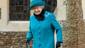 La reine Elizabeth II à Sandringham en 2012