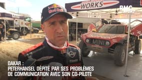 Dakar: Peterhansel dépité par ses problèmes de communication avec son co-pilote