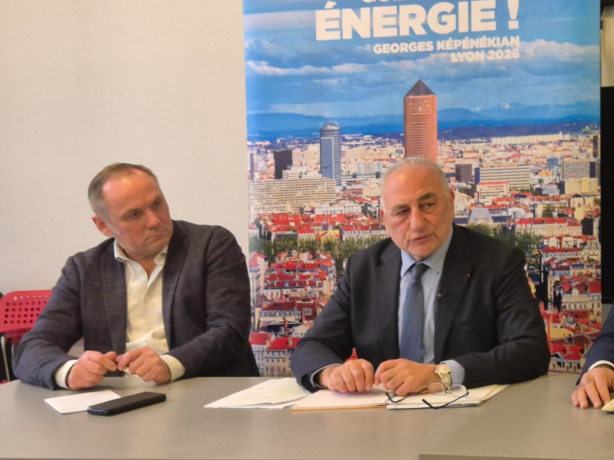 Municipales à Lyon: Georges Képénékian rejoint par Alexandre Chevalier,  exclu de Place publique