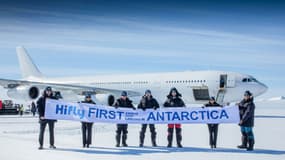 Le premier Airbus de l'histoire à atterrir en Antarctique 