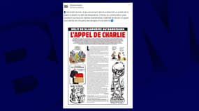 L'appel de Charlie Hebdo contre le projet de loi au Danemark visant à rétablir le délit de blasphème. 