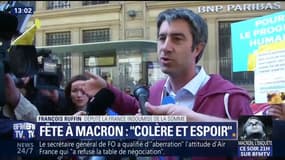 La "fête à Macron", une manifestation "festive, de colère et d’espoir" pour Ruffin