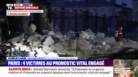 Paris: d'énormes gravats témoignent de la violence de l'explosion
