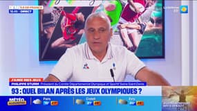 J'aime mes Jeux: Philippe Sturm, président du comité départemental olympique et sportif de Seine-Saint-Denis assure que "l'héritage des Jeux olympiques a déjà commencé"