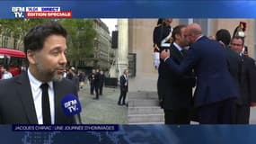 Marine le Pen absente de l'hommage à Jacques Chirac: "Un hommage n'est pas un temps de récupération" selon Hugues Renson, député LaRem de Paris