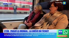Les usagers de la ligne de TER Lyon-Paray-le-Monial entament la grève du ticket