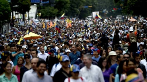 Manifestation à Caracas (Venezuela), le 22 juin 2017