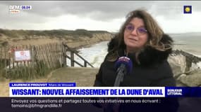 Wissant: la maire veut "trouver une solution plus pérenne" après un nouvel affaissement de la dune d'Aval 