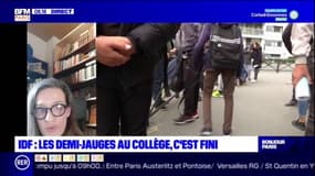 La co-présidente du FCPE 93 explique que le retour en classe de tous les collégiens n'a pas été préparé correctement