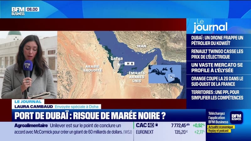 Port de Dubaï : un risque de marée noire ?