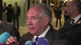 Le Premier Ministre François Bayrou à la sortie de son audition devant la commission d'enquête de l'Assemblée nationale, ce mercredi 14 mai 2025.