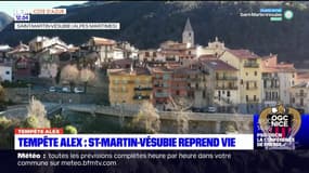 Tempête Alex: la ville de Saint-Martin-Vésubie reprend vie