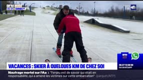 Pas-de-Calais: skier sur un terril à Nœux-les-Mines