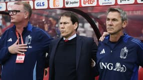 Rudi Garcia sur le banc de la Belgique, le 9 juin 2025