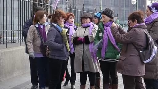 Dès samedi matin, des Espagnols attendaient l'arrivée du "train pour la liberté"