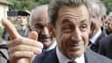 L'ex-président de la République Nicolas Sarkozy le 18 septembre au Petit-Bornand-les-Glières.