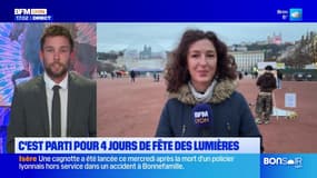 Lyon: c'est parti pour quatre jours de Fête des lumières