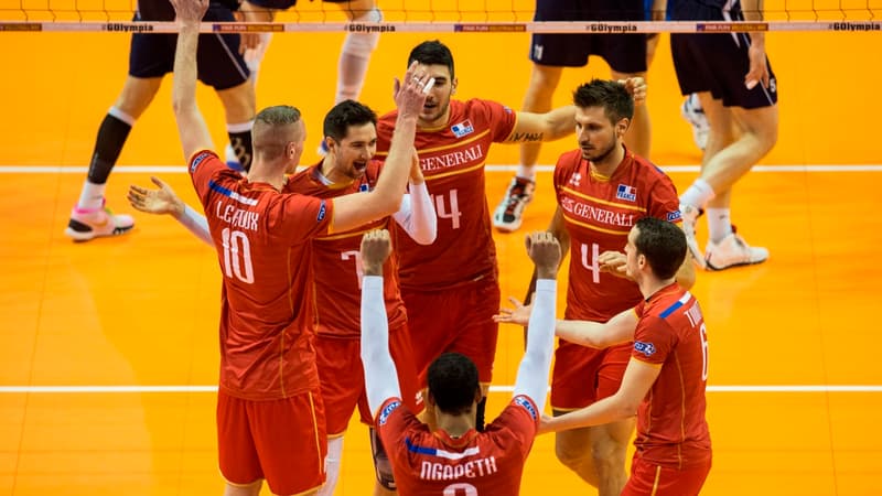 L'équipe de France de volley