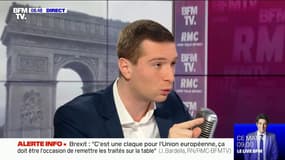 "Macron est un porteur de chaos, ses derives politiques sont inquiétantes" lance Jordan Bardella