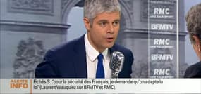 Laurent Wauquiez face à Jean-Jacques Bourdin en direct