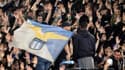 Des supporters de la Lazio lors du derby contre la Roma en mars 2023