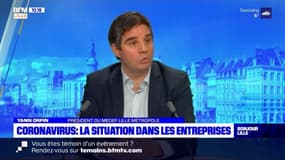 Yann Orpin, le président du Medef Lille Métropole s'exprime sur les conséquences du coronavirus sur les entreprises lilloises