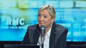 Marine Le Pen, ce lundi sur RMC et RMC Découverte