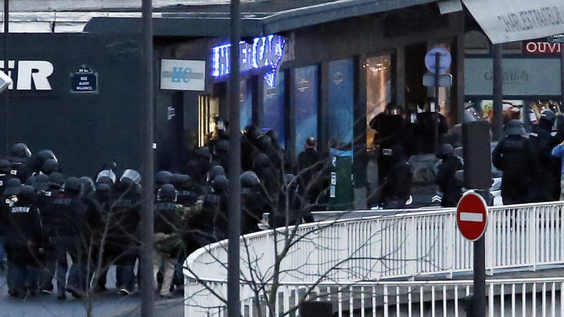 Le lieu de la prise d'otages à Vincennes