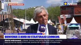 "Un moment magique":  Pierre Bellanger, vice-président en charge des bénévoles, se dit "fier" d'être acteur de l'Armada