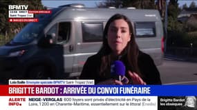 Obsèques de Brigitte Bardot: le convoi funéraire est arrivé aux portes de Saint-Tropez