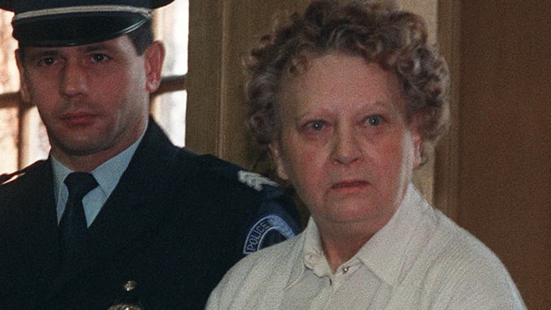 Photo prise le 07 janvier 1991 à Nancy, de Simone Weber, condamnée à 20 ans de réclusion pour meurtre en 1991, par la cour d'assises de Meurthe-et-Moselle, et qui a été libérée, le 18 novembre 1999 de la prison centrale des femmes de Rennes, après 14 ans de détention.