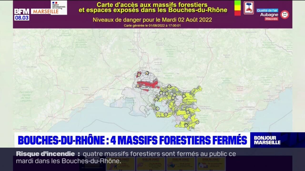 Arriba 47+ imagen carte d'accès aux massifs forestiers des bouchesdu