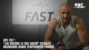 UFC 257 : "J'ai encore le feu sacré" s'exalte McGregor avant d'affronter Poirier