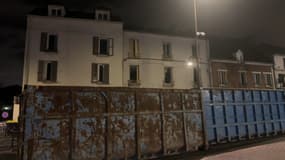 Un immeuble de Sarcelles (Val-d'Oise) touché par une explosion le mercredi 13 décembre 2023.