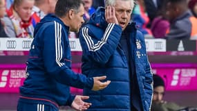 Willy Sagnol et Carlo Ancelotti