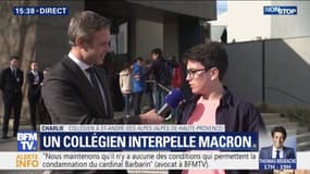 Le collégien qui a interpellé Emmanuel Macron sur l'urgence écologique "n'a pas été trop convaincu" par sa réponse