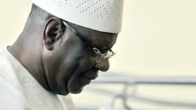 Le président malien Ibrahim Boubacar Kéïta à Bruxelles en Belgique le 3 avril 2014.