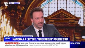 Hanouka à l'Élysée: "Il ne s'agit pas d'une entorse à la laïcité parce que le président n'a pas fait acte de commémoration ou de célébration", affirme Loïc Signor (Renaissance)