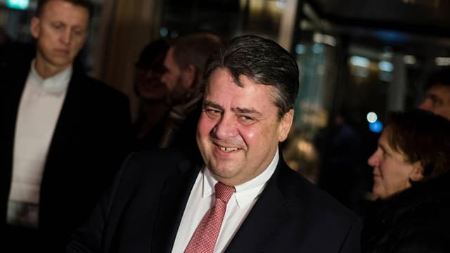 Sigmar Gabriel, président du parti social-démocrate et ministre de l'Economie et de l'Energie