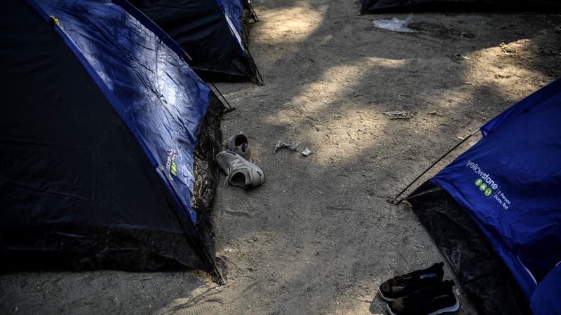 Un campement de migrants (photo d'illustration).