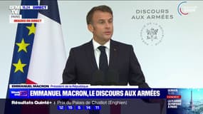 Emmanuel Macron: "En ces temps de gravité, les armées françaises sont plus que jamais un fondement de la Nation"