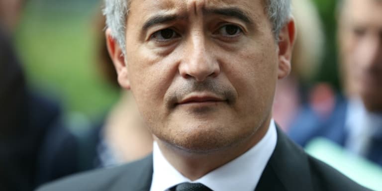 Le ministre de la justice Gérald Darmanin à Nanterre, le 29 juillet 2025