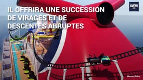 Des montagnes russes sur un paquebot de croisière 