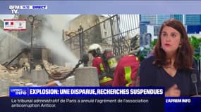 Explosion à Paris: les recherches suspendues à cause d'un risque d'effondrement