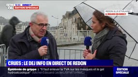 Crues dans l’Ouest: "La connexion SNCF entre Rennes et Quimper va être coupée à partir de 15h", annonce le président de Redon Agglomération