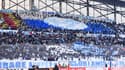Les supporters de l'OM au Vélodrome, en février 2020